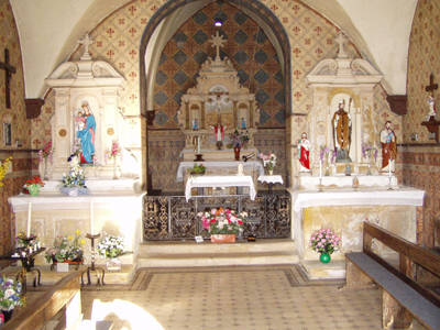 Photo de l'intrieur de la chapelle Saint-Roch